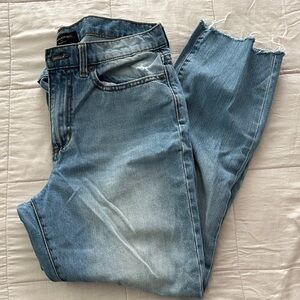 Banana Republic Distressed Light Blue Jeans